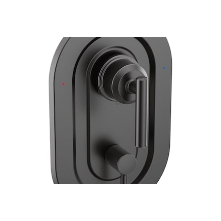 Moen Posi-Temp(R) With Diverter Tub/Shower Valve Only Matte Black T2900BL